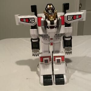 Mighty Morphin Power Rangers 1994 Bandai White Tigerzord 12" Fig Tested Working